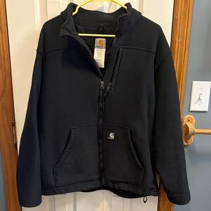 Carhartt Men's Black Fleece Jacket